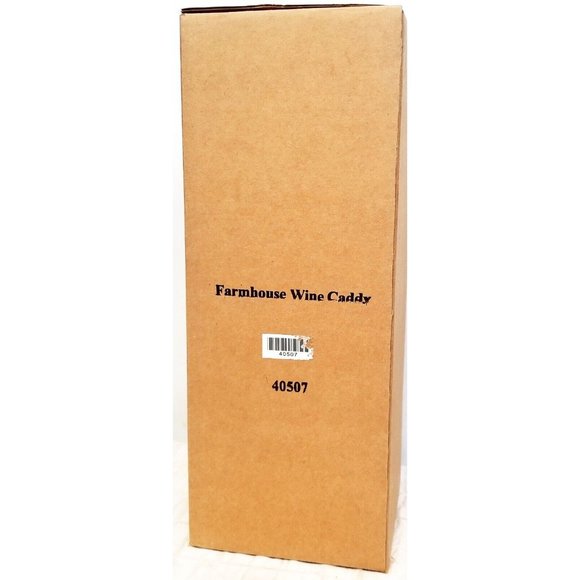 Southern Living Home Farmhouse Metal Wire Wine Caddy Holder Rustic Utensil Candl - Picture 4 of 13